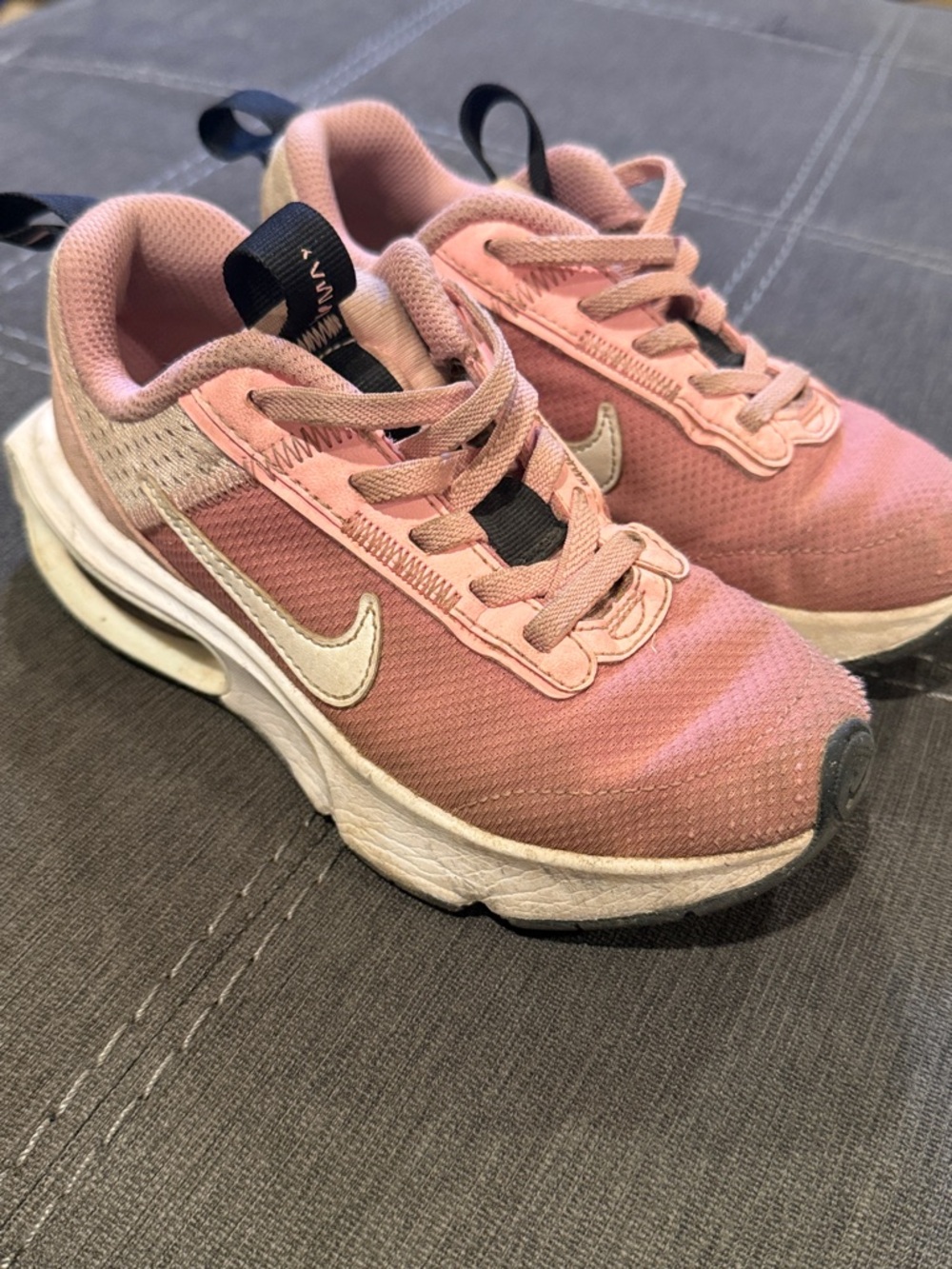 Nike Kids Pink and White Sneakers